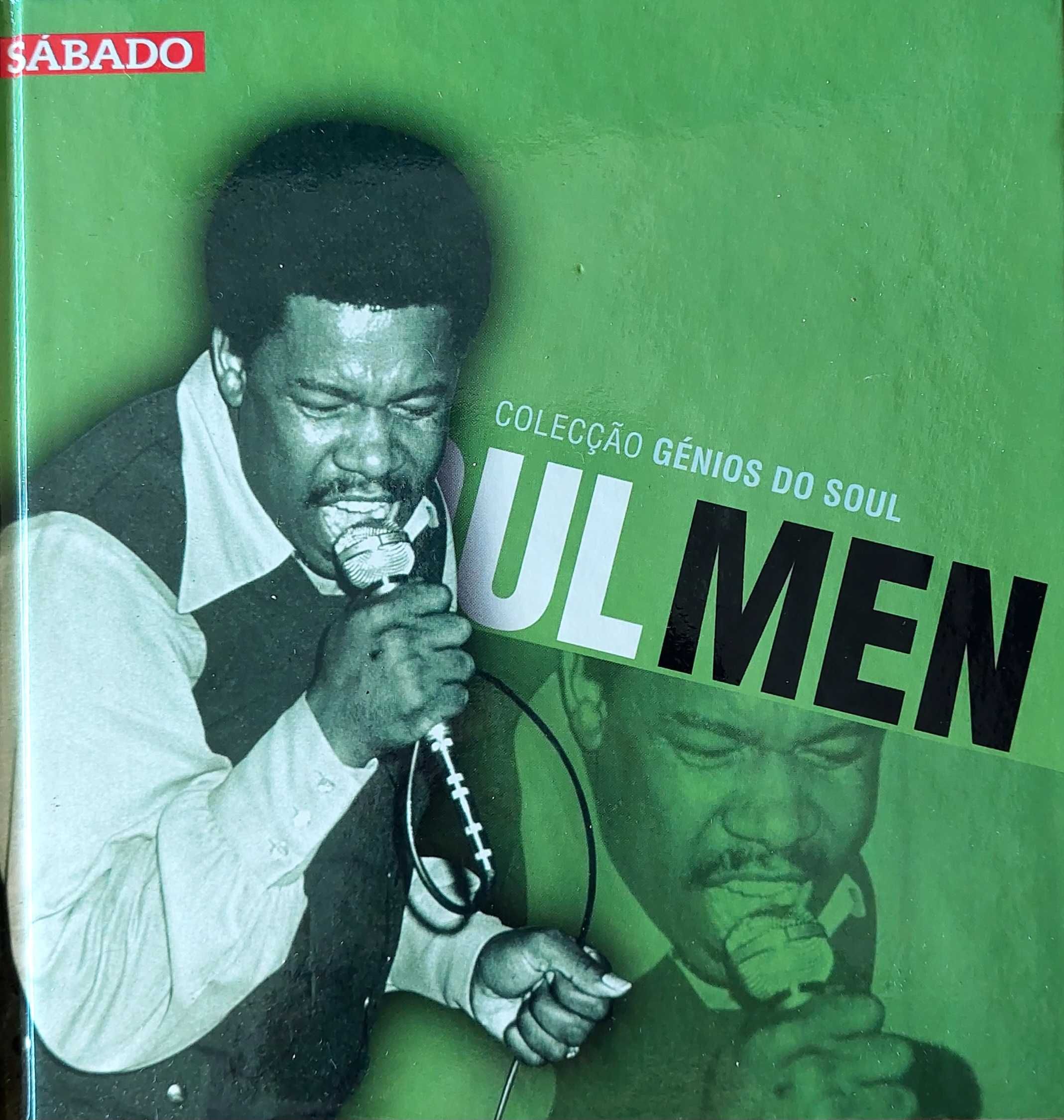 CDs da coleção Génios do Soul