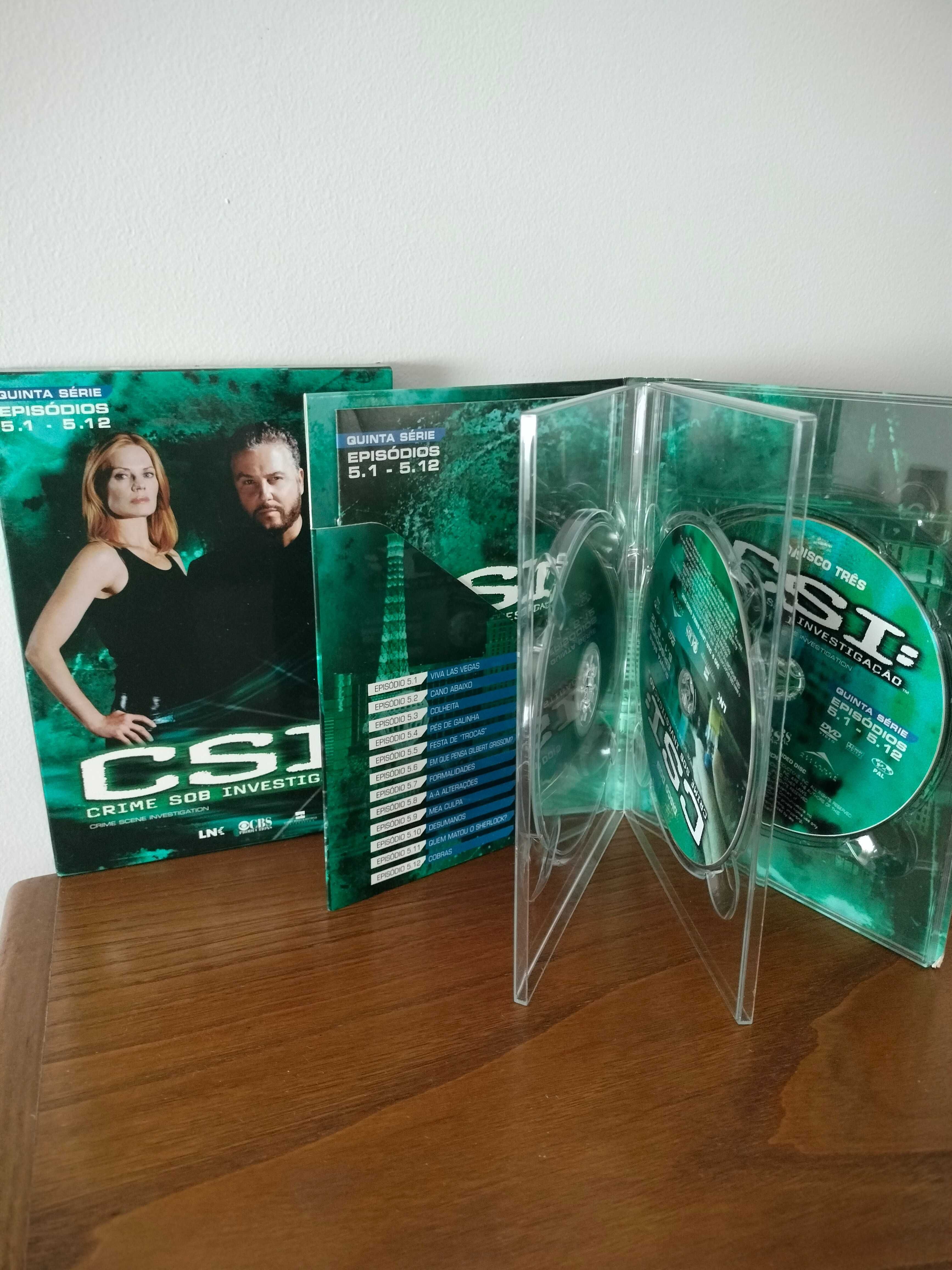 Série DVD: CSI: Crime sob Investigação - Série 5 Parte 1