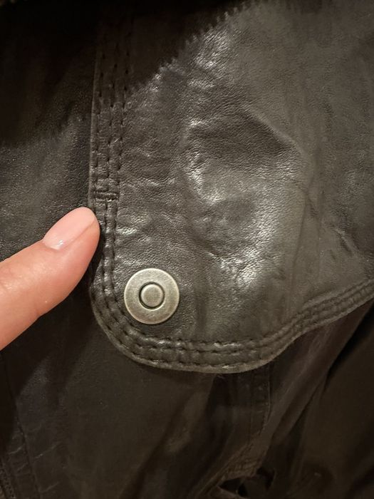 Шкіряна куртка Hugo Boss