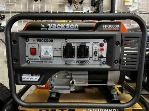 Бензиновий генератор Vackson FPG8000 3,5 kw з ручним стартером. AVR!