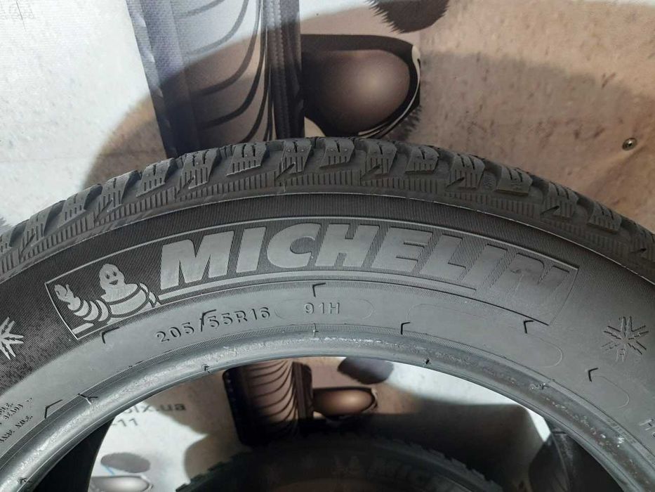 Шини 7,5мм 205/55 R16 MICHELIN Alpin 5 б/у зима склад