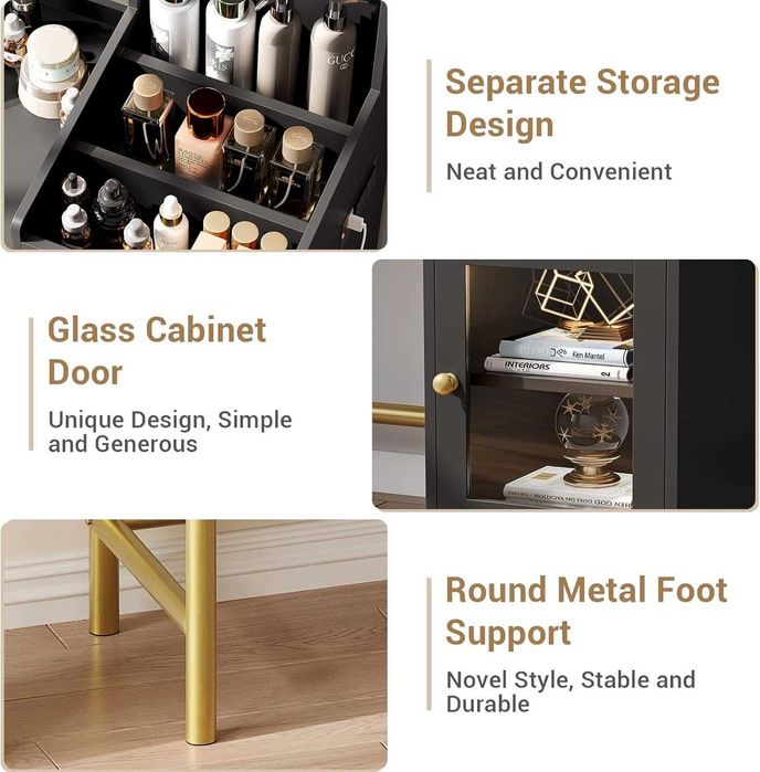 Nowa toaletka z oświetleniem / lustro LED / komoda / makijaż !N233!