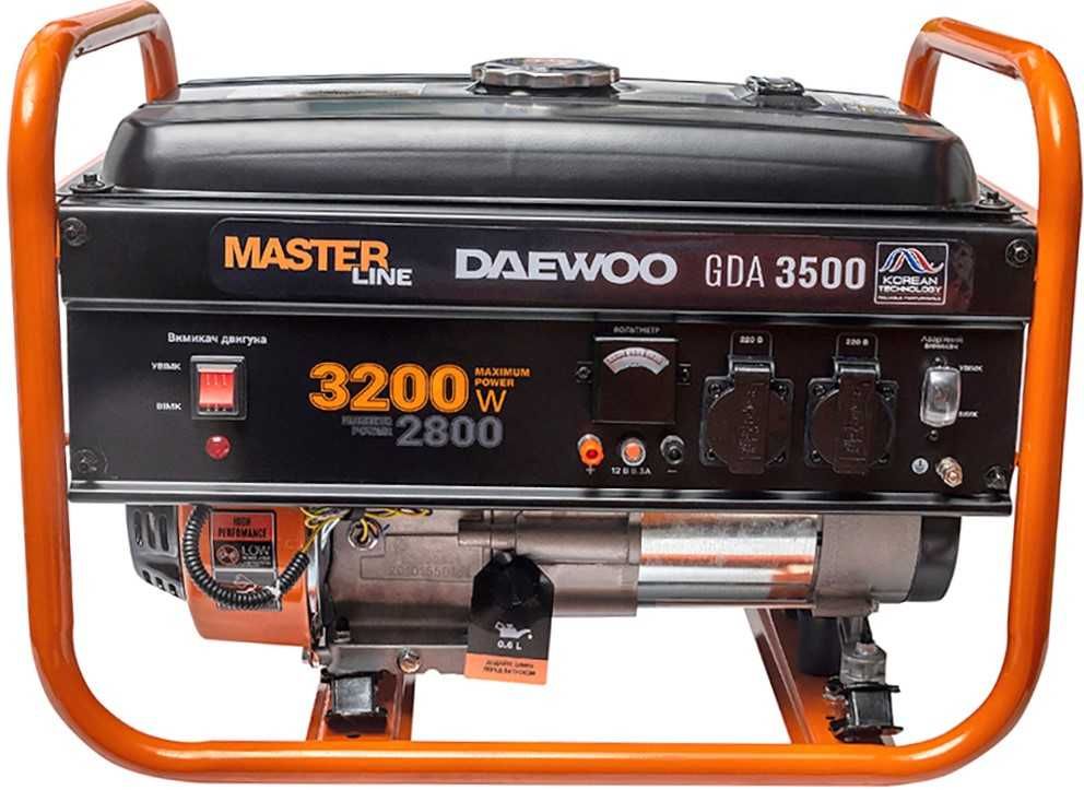 Генератор бензиновый Daewoo GDA 3500, б/у