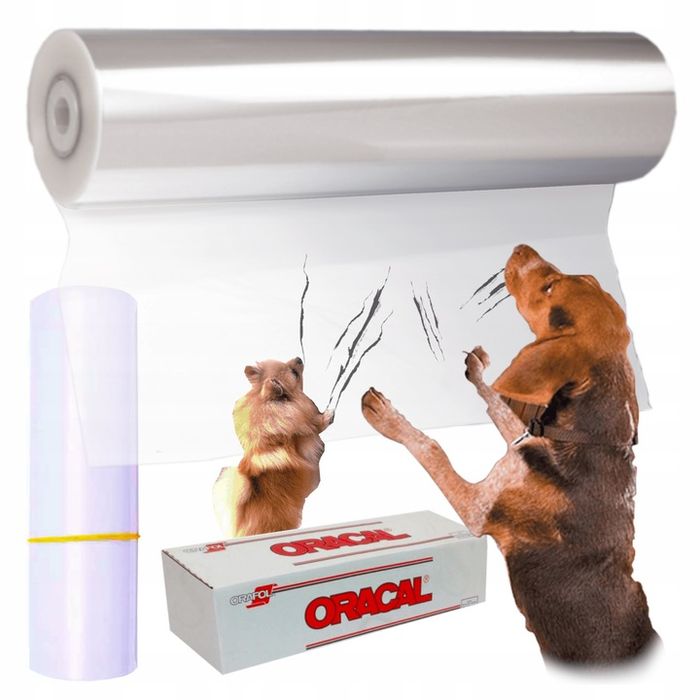 Folia Ochronna Drzwi Meble Przeciw Drapaniu 100x50