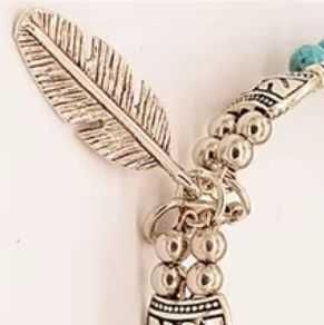 Bransoletka z Turkusem Przepiękna :) Gratisy :) Promocja !:)