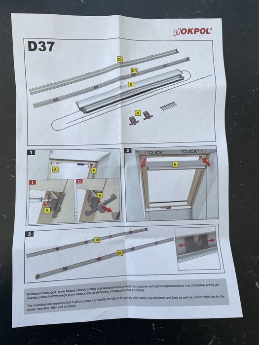 Cortina para Janela de Sotao nova
