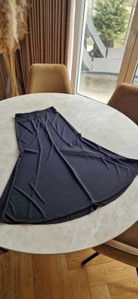 Czarna długa spódnica Zara kształt syrenki
