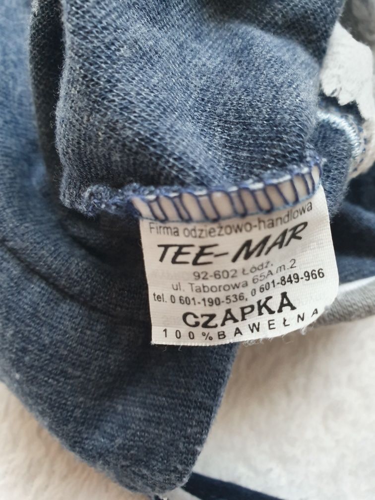 czapki czapeczki wiazane pieski bawełniane wiosenne