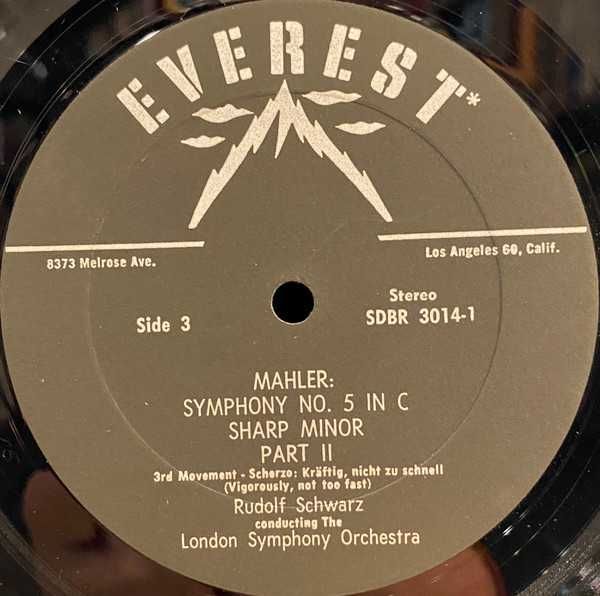 Mahler, Rudolf Schwarz, The London Symphony Orchestra