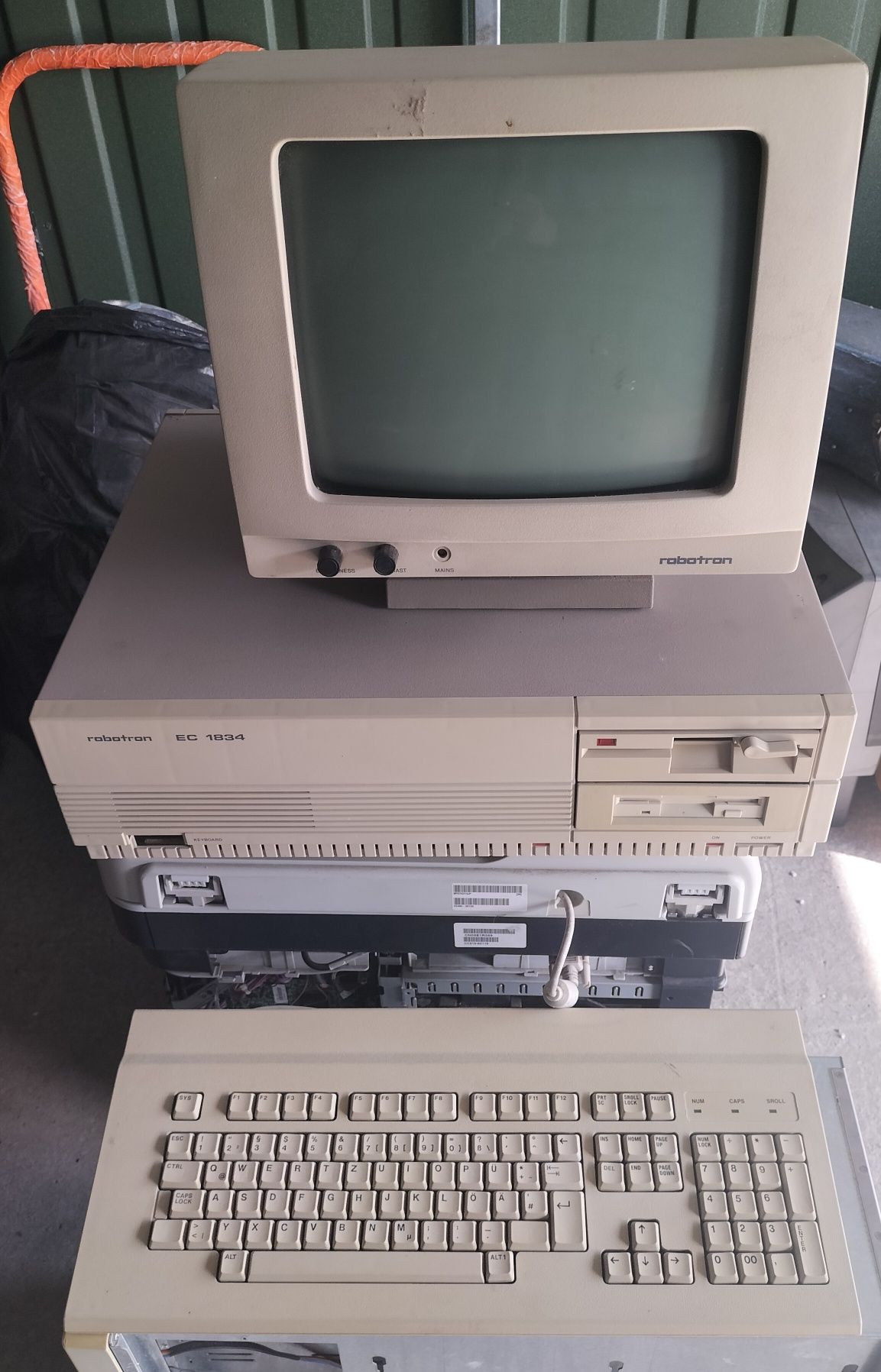 Retro komputer Robotron PC XT EC1834 Zestaw