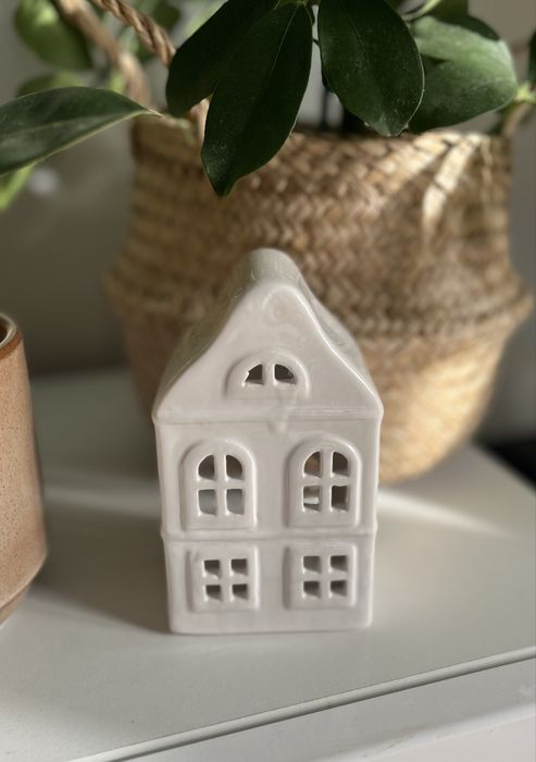 Domki ceramiczne lampiony zestaw 6 szt.