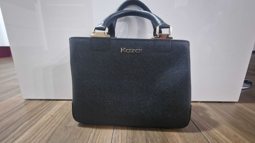 Nowa oryginalna, czarna torebka damska KAZAR