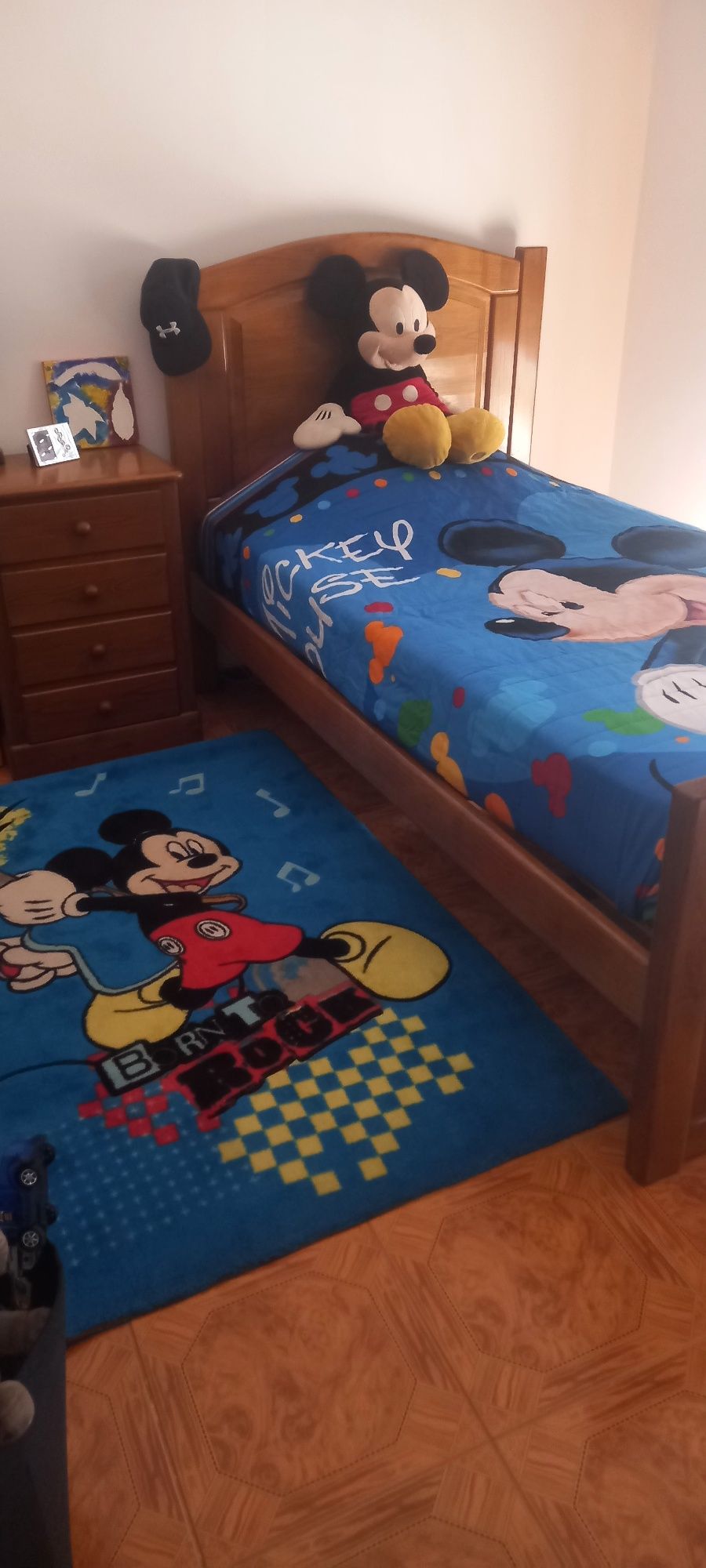 Colcha + tapete do Mickey