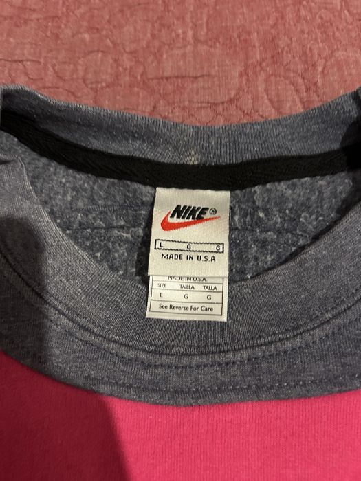 Sweatshirt Nike Rework (Rosa e Cinza)
