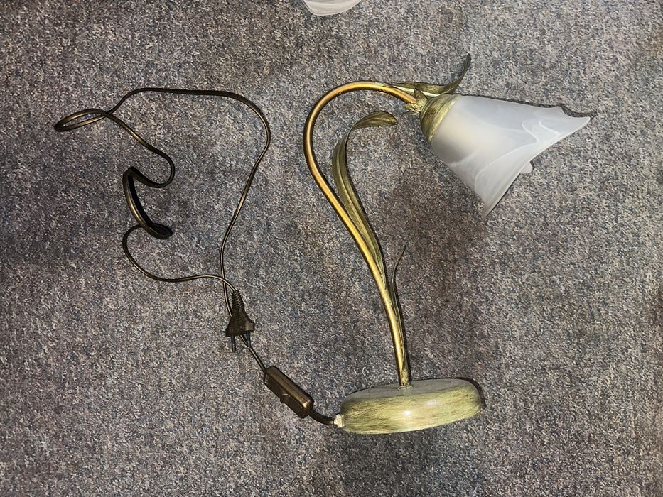 Stare zyrandole + lampka nocna