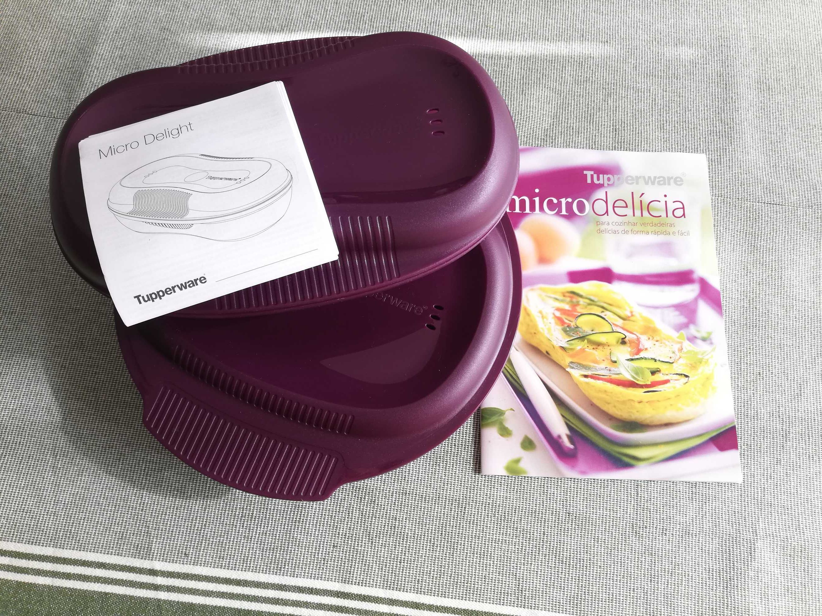 Tupperware para cozinhar no microondas