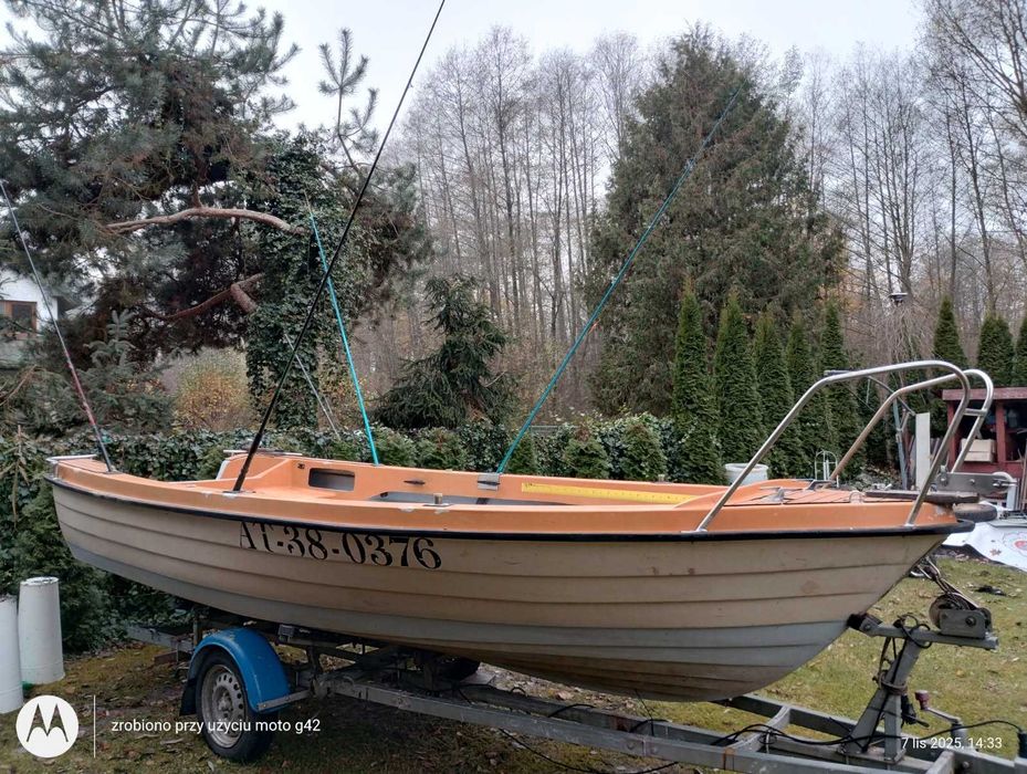 Motorówka crescent - wiosłowo motorowa - super stan!!!