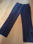 Garnitur męski  granatowy prążek, stan idealny H&M r. 54 slim fit