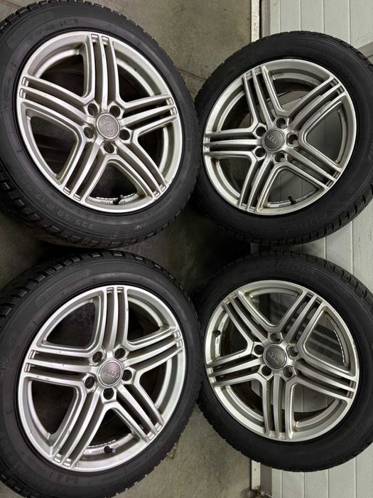 Felga Aluminiowa Audi A4 B8 7,5Jx17"Opony Zimowe 225/50/17 REZERWACJA