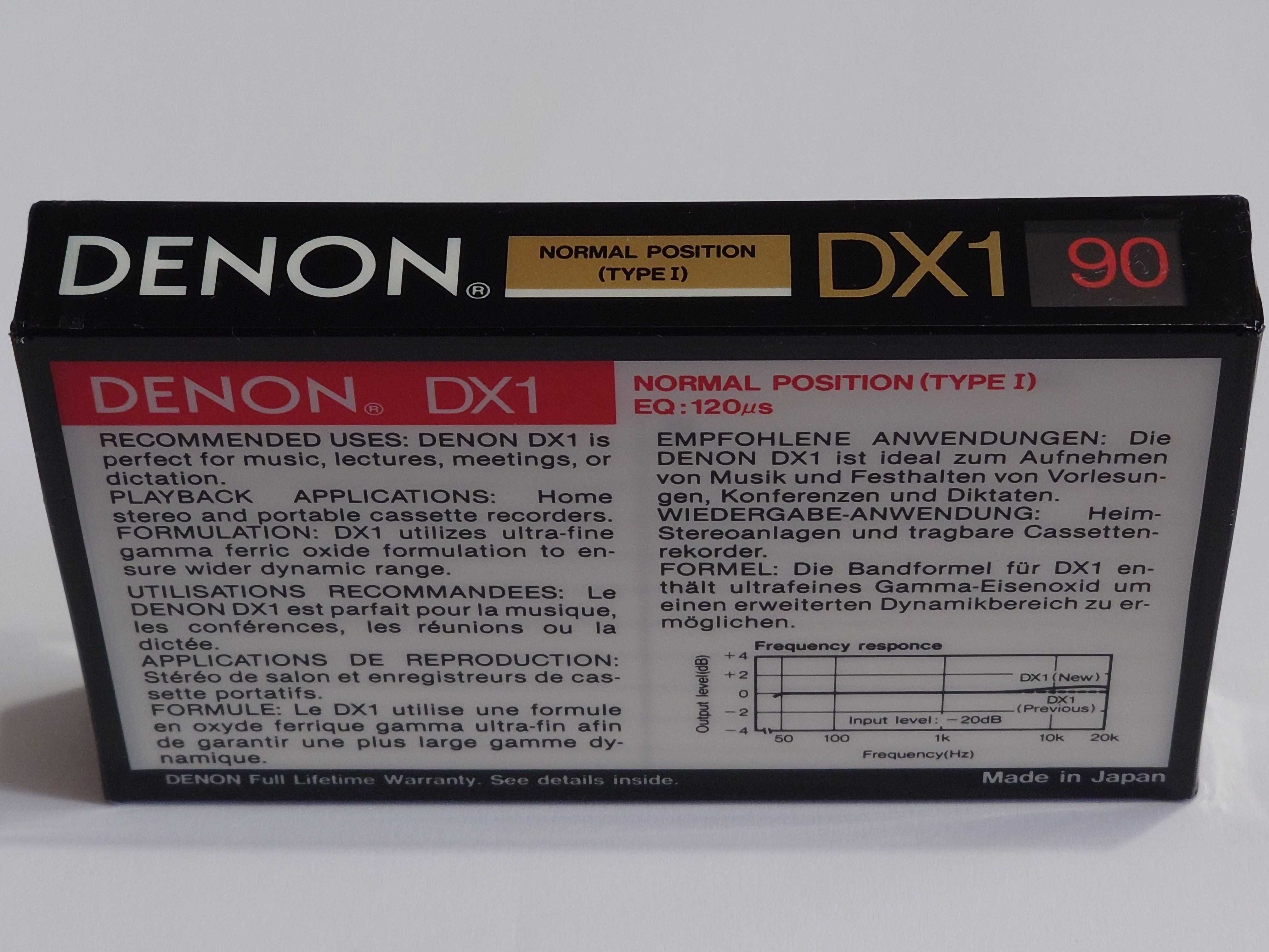 Denon DX1 90 model na lata 1990/91 - rynek Amerykański