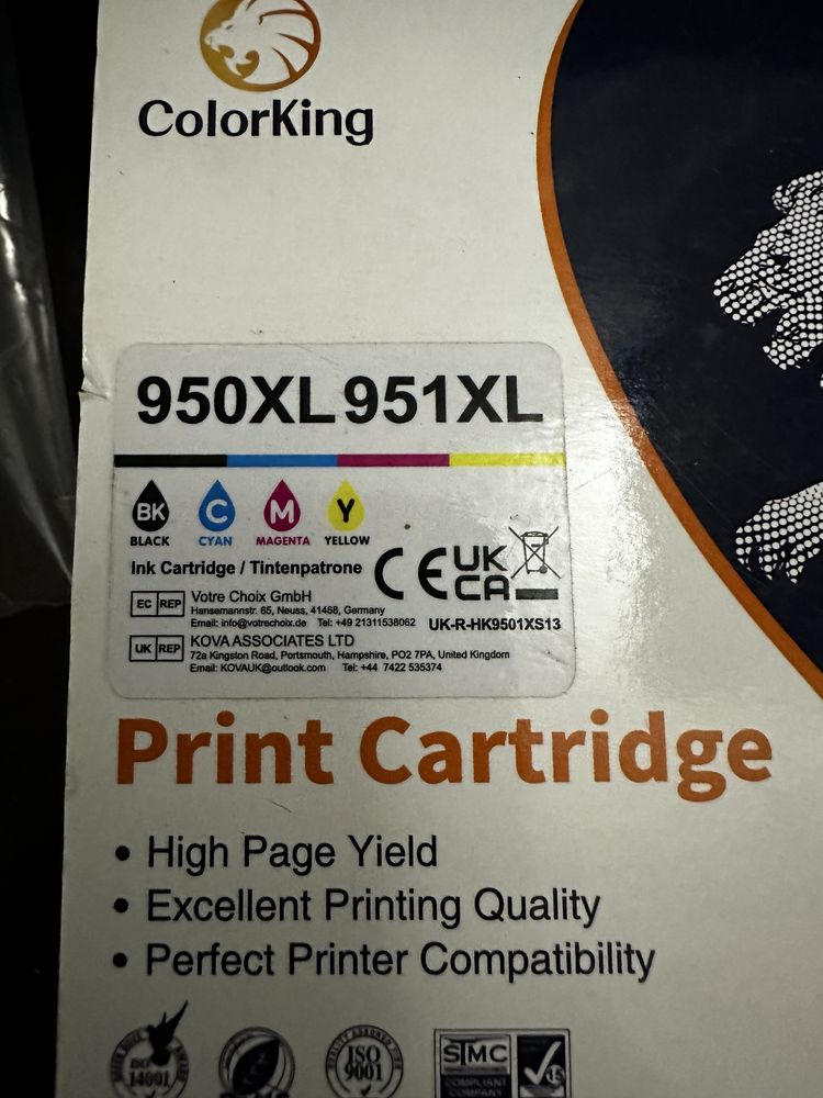 Набір картриджів HP 951XL  950XL