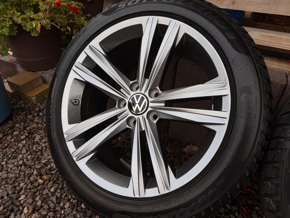 Felgi Koła 18 5x112 VW Oryginał Arteon Passat Tiguan Opony Zimowe