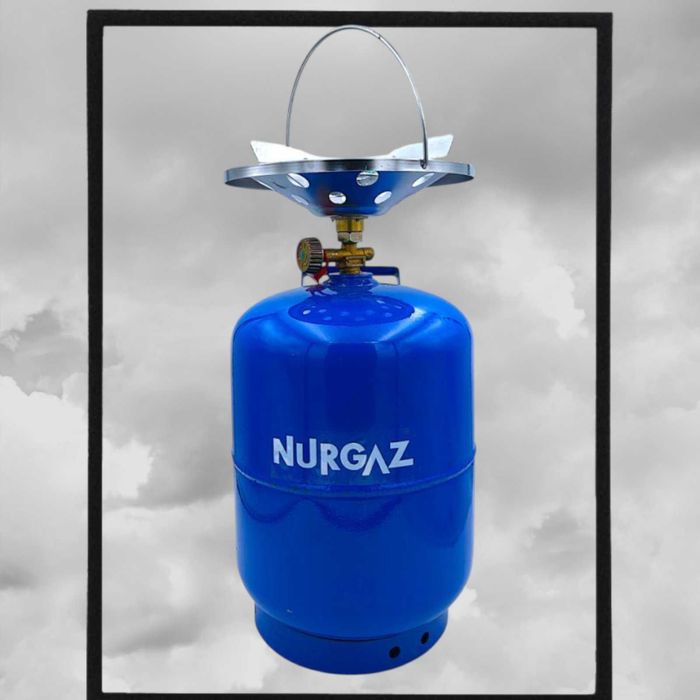Балон газовий 12л NURGAZ з конфоркою (пальником)