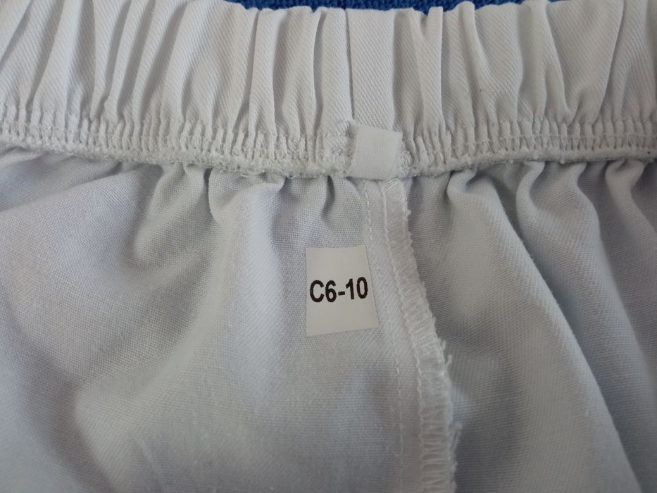 L/XL-calça hospitalar/laboratório/lar de idosos e óculos de proteção