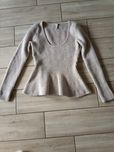 Sweter H&M baskinka, dopasowany, taliowany rozm