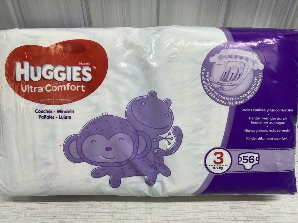 Памперси HUGGIES 3 56шт 4-9кг LIBERO 35-60кг