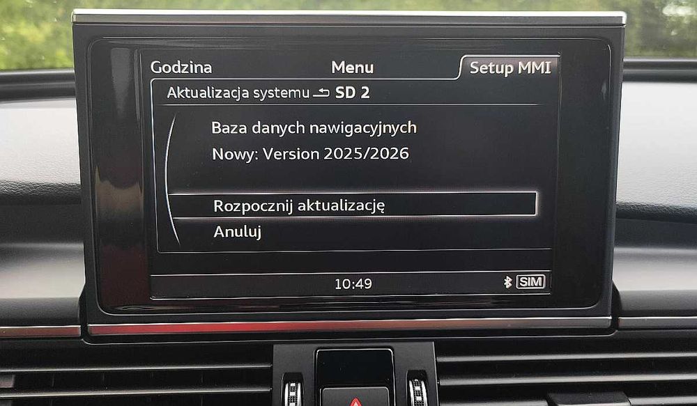 Audi Mapa 2026 Europa TT A3 A4 A5 A6 A8 Q3 Q5 Q7 CarPlay Android Auto