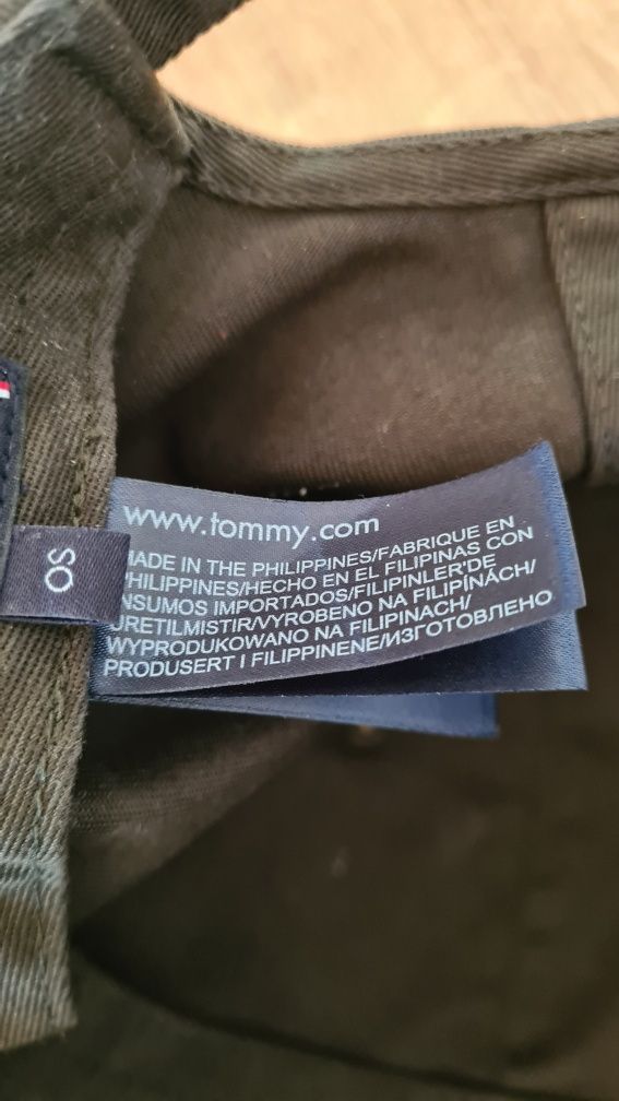 Czapka z daszkiem bejsbolówka Tommy Hilfiger. Butelkowa zieleń. M / L