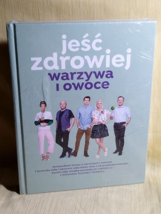 Książka Lidl'a "Jeść zdrowiej,warzywa i owoce"/ Nowa w folii