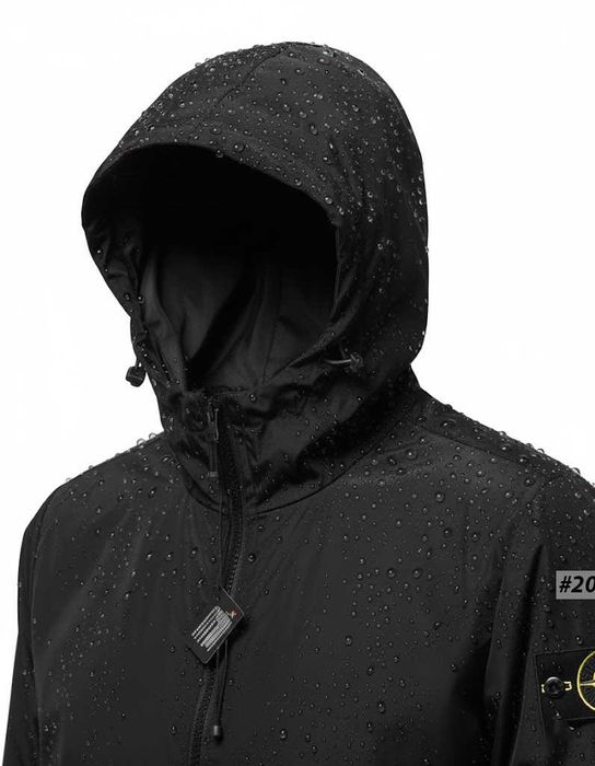 БЕЗ ПЕРЕДПЛАТ — Черная Куртка Стон Айленд — Ветровка Stone Island