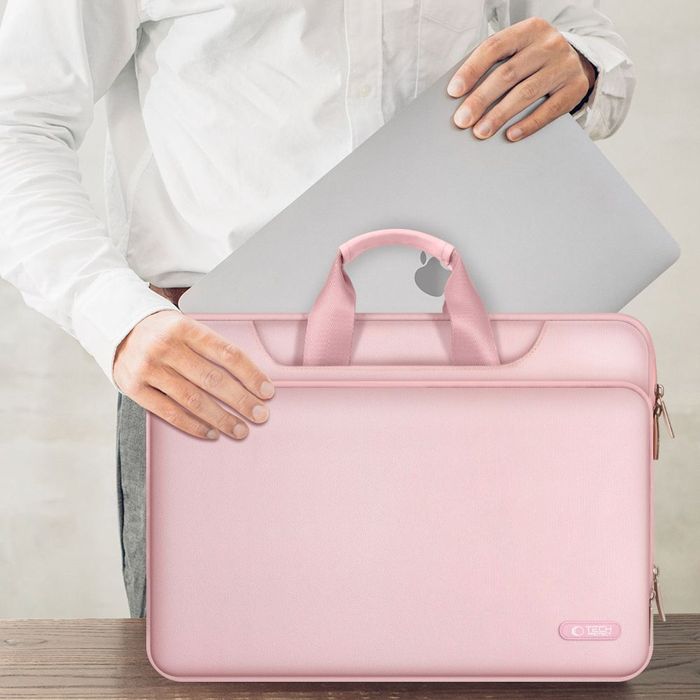 Torba Tech-Protect PocketBag DO Laptopa 15-16" Ochrona 360° Różowa