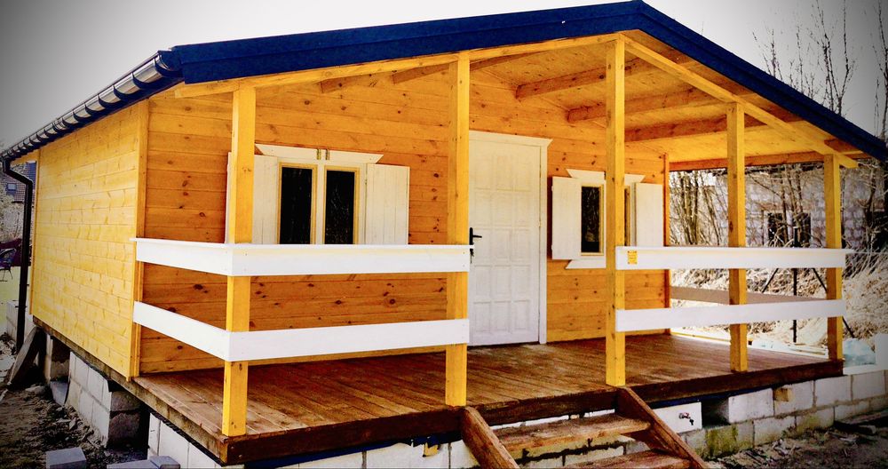 Domek 36m² z tarasem 6000x2000 – świetny na weekendy!