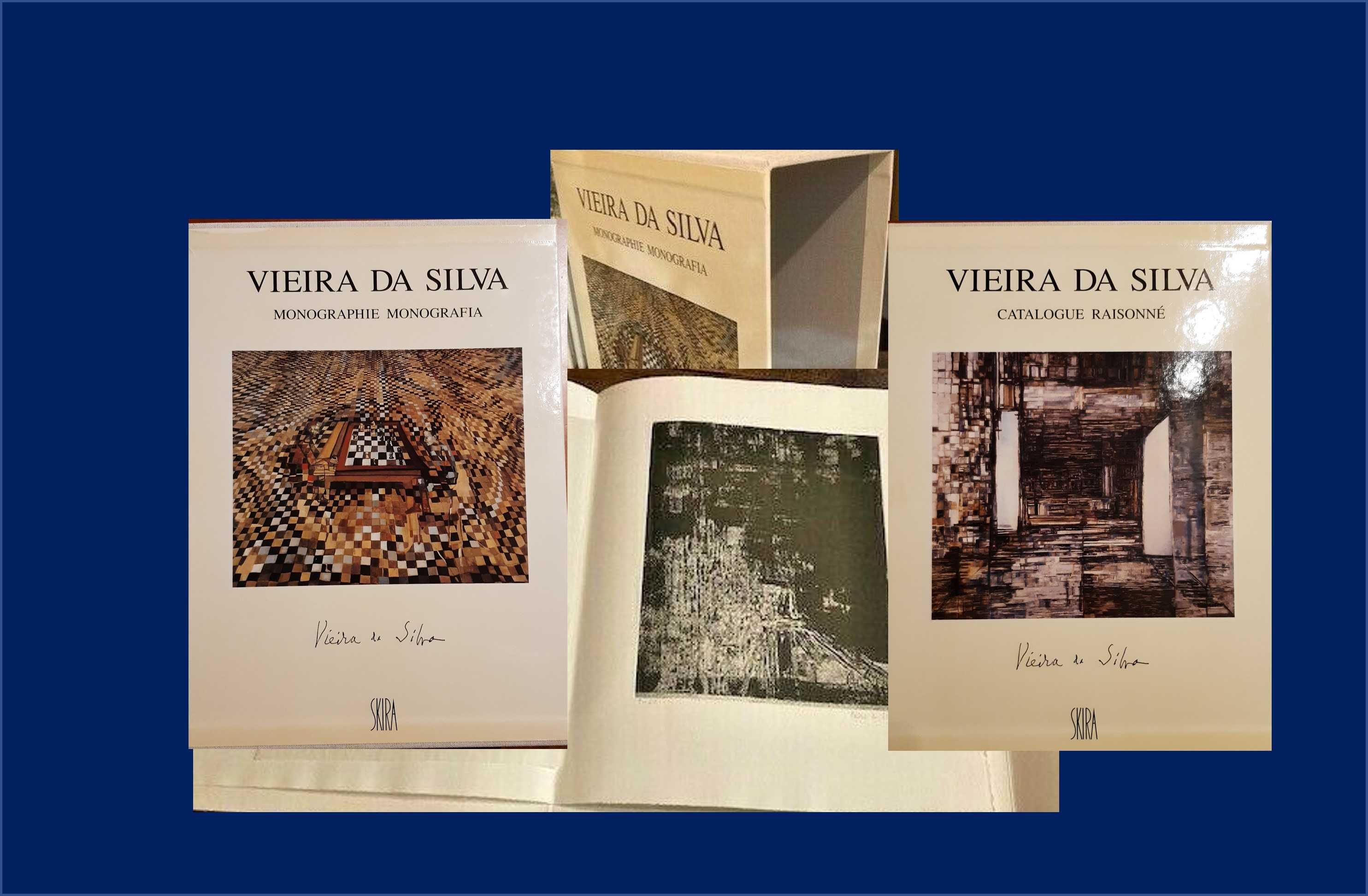 VIEIRA DA SILVA - Catalogue raisonné, monografia e litografia assinada