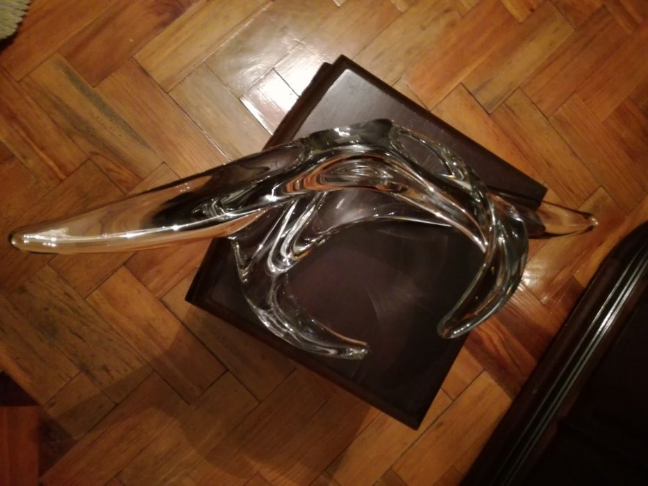 Centro Mesa Cristal "Art Vannes" Anos 60/70