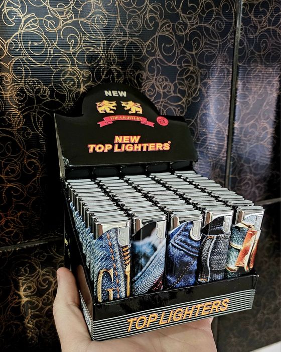 Зажигалки п'єзо в асортименті, дешеві запальнички