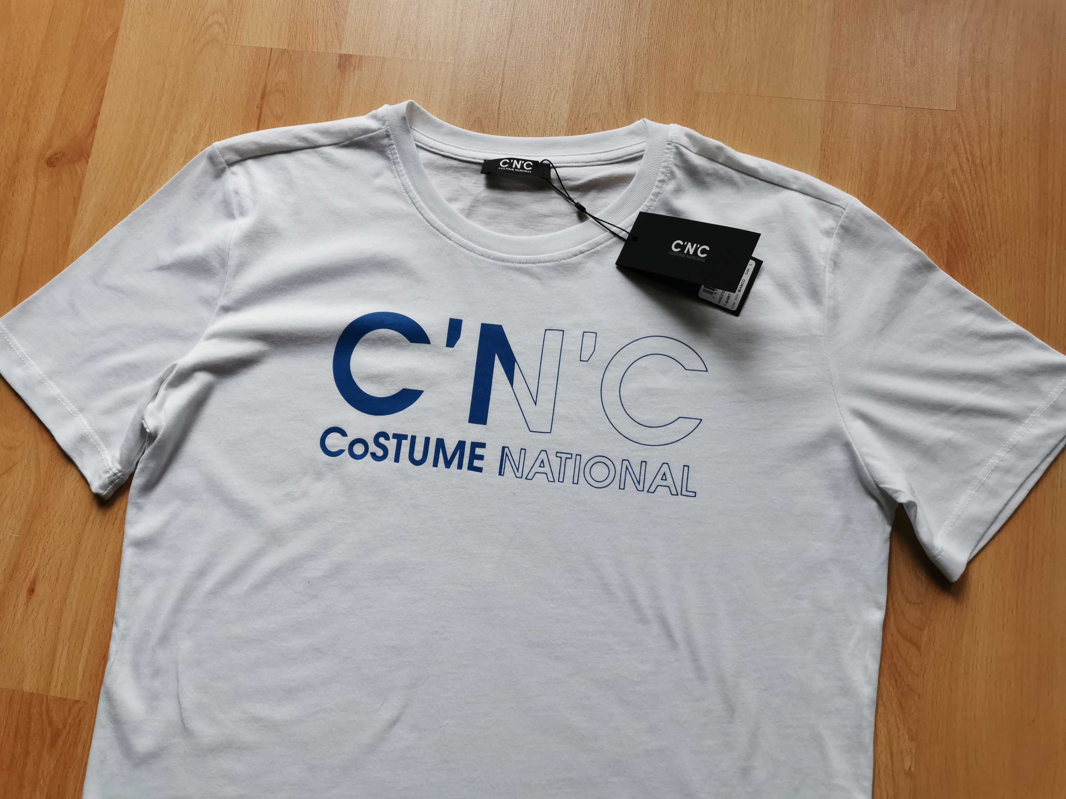 Costume National ekskluzywna koszulka t-shirt L / XL