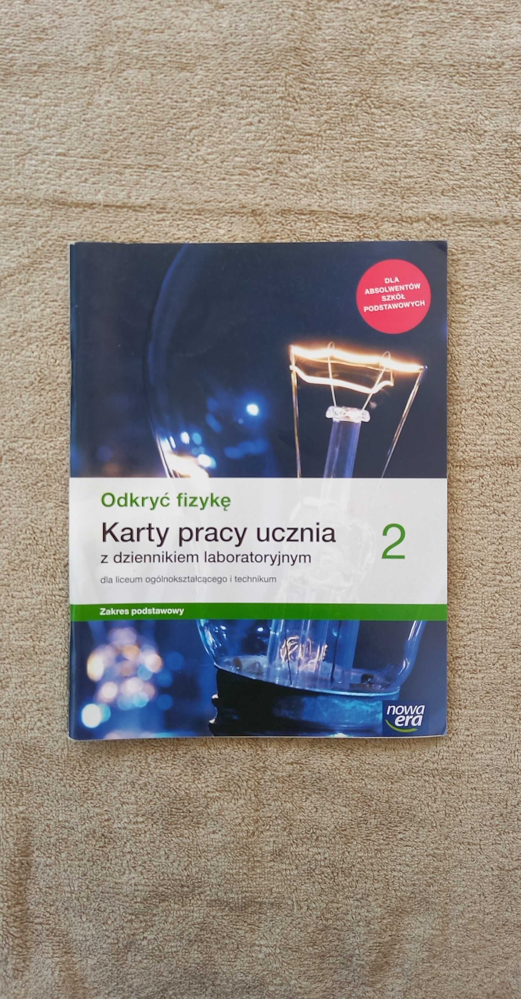 Odkryć fizykę Karty pracy ucznia 2 z dziennikiem laboratoryjnym