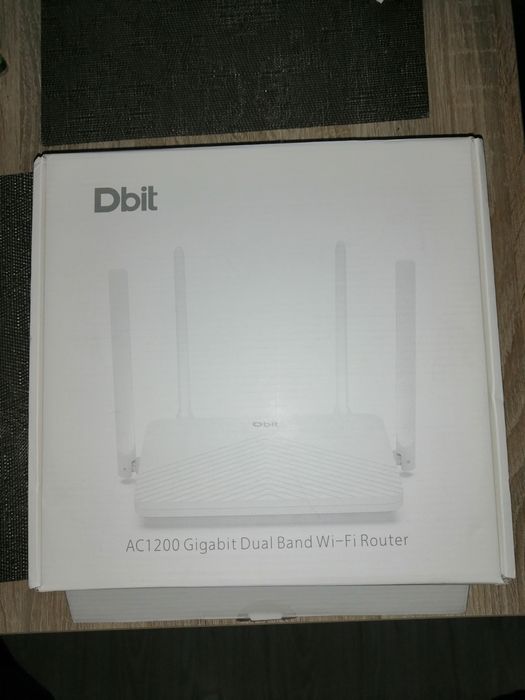Router Dbit AC 1200 4 ANTENY DUAL BAND WIFI 2.4 Ghz i 5 Ghz