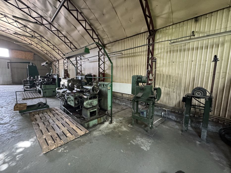 Оренда виробничо-токарного цеху з верстатами є опалення !