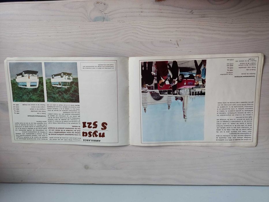 Prospekt broszura samochodowa Nysa 521 z 1969