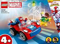 Lego Marvel Samochód Spider-Mana i Doc Ock. Superbohater Spiderman.