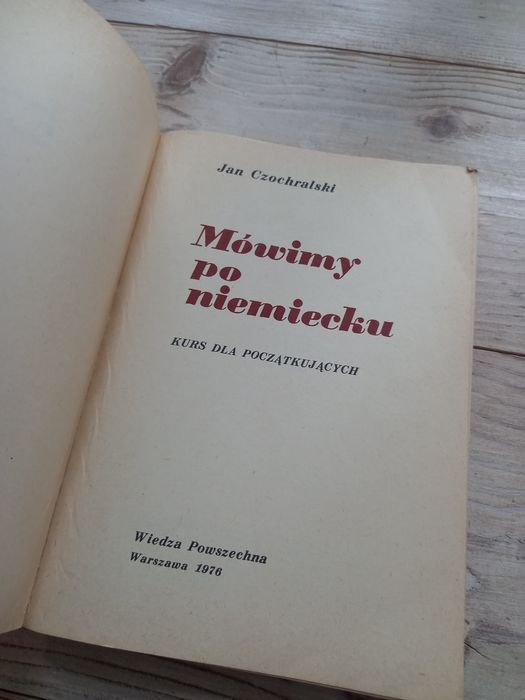 Mówimy po niemiecku Czochralski 1976 dla poczatkujących
