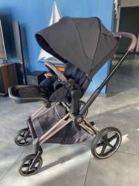 Дитяча коляска Cybex priam Deep black 2в1 2022