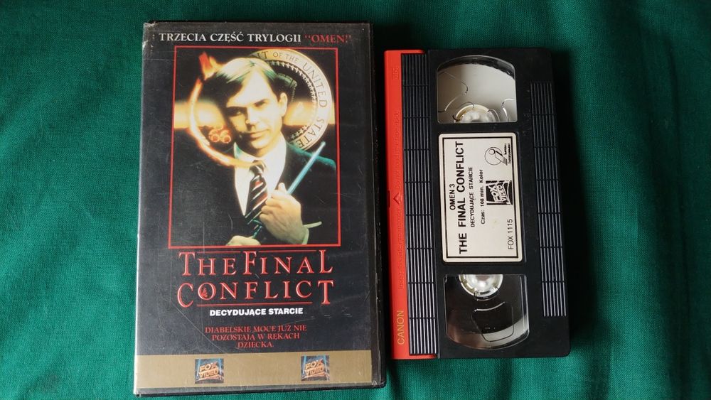Omen 3 Decydujące starcie The Final Conflict VHS Lektor Unikat