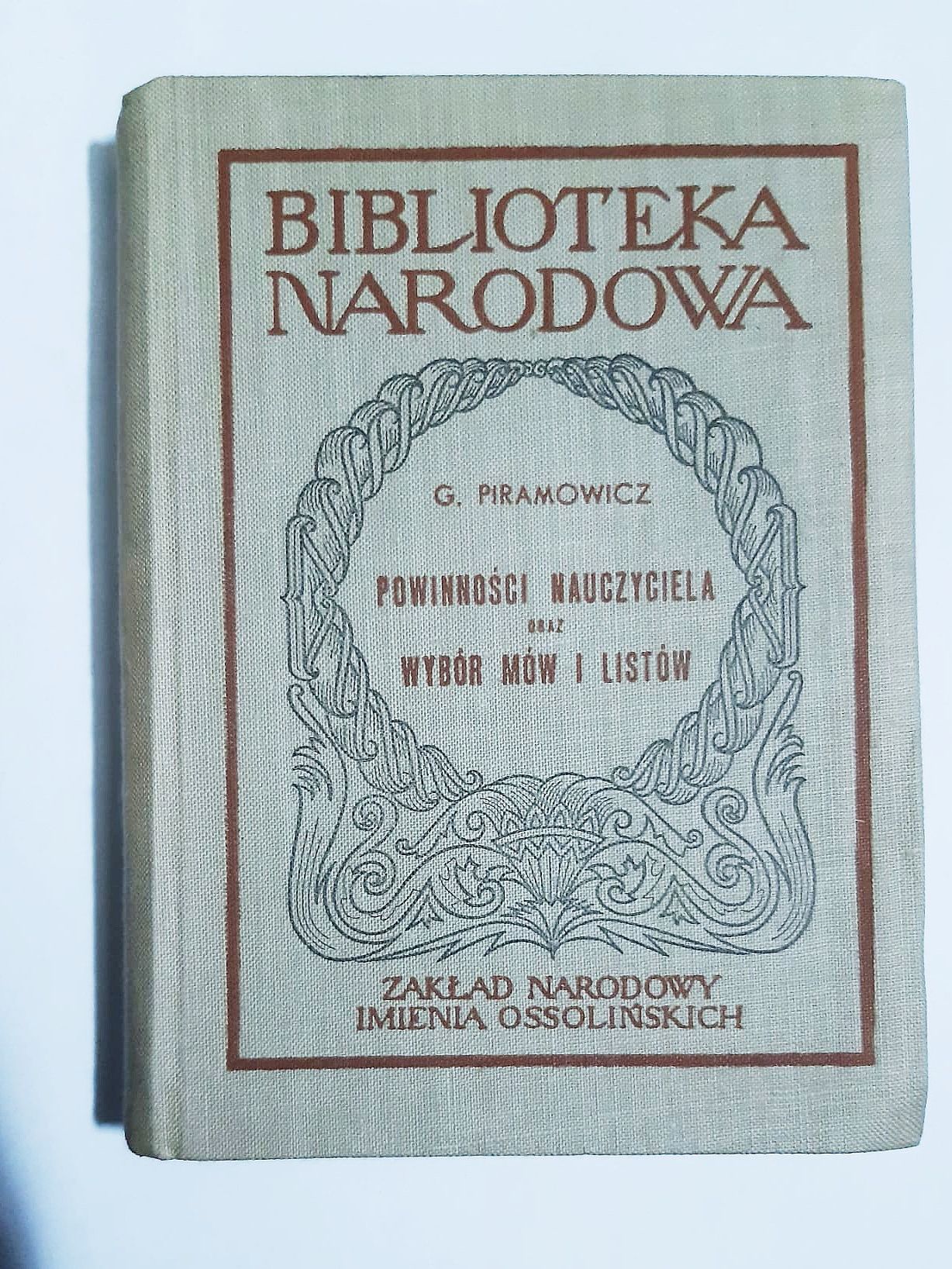 Powinności nauczyciela oraz wybór mówi i listów biblioteka narodowa