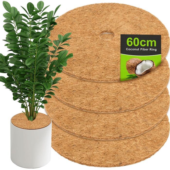 4x antychwastowa mata kokosowa 60cm do ściółkowania ochrona na mróz